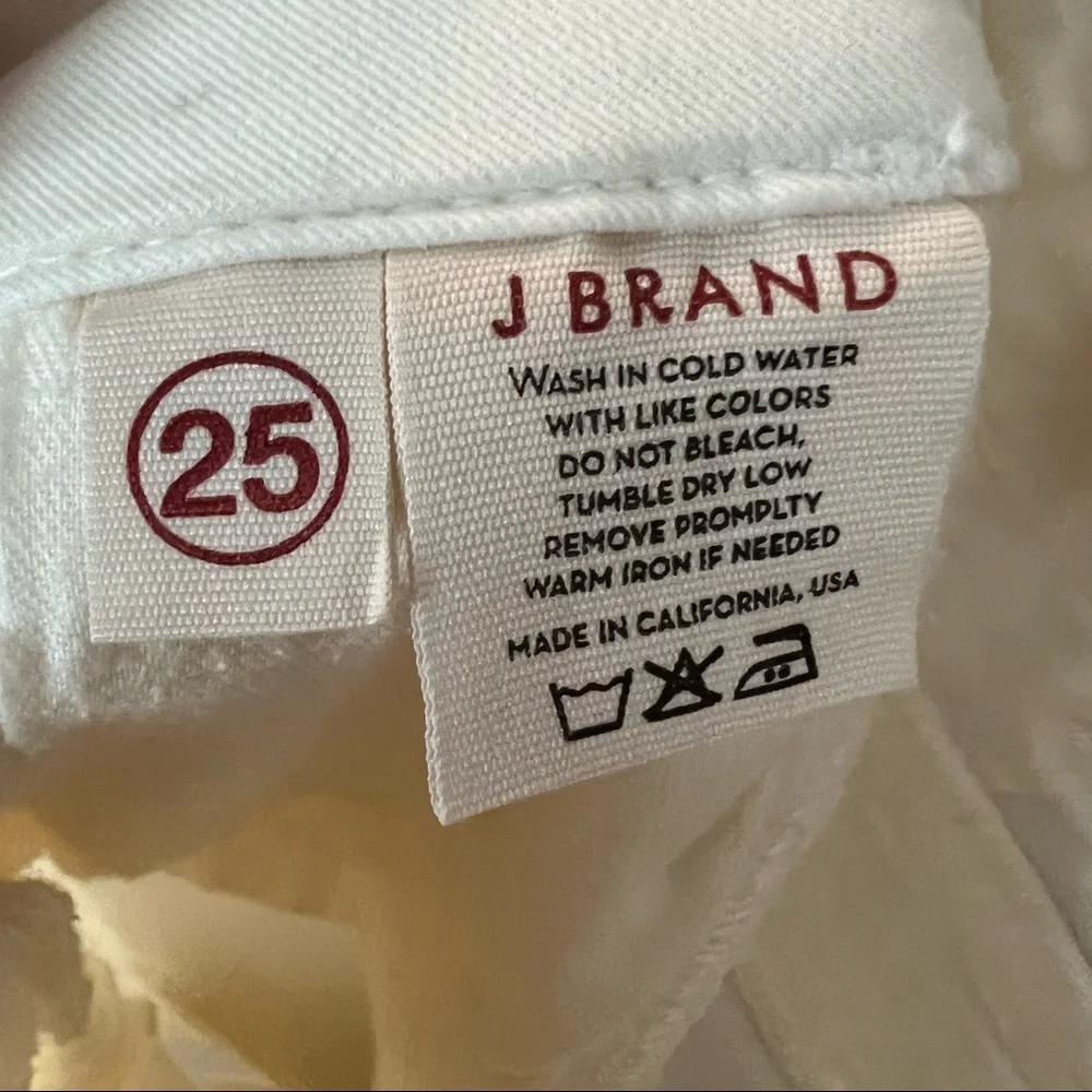 J brand maverick cargo jeans in white utility skinny - Picture 9 of 10